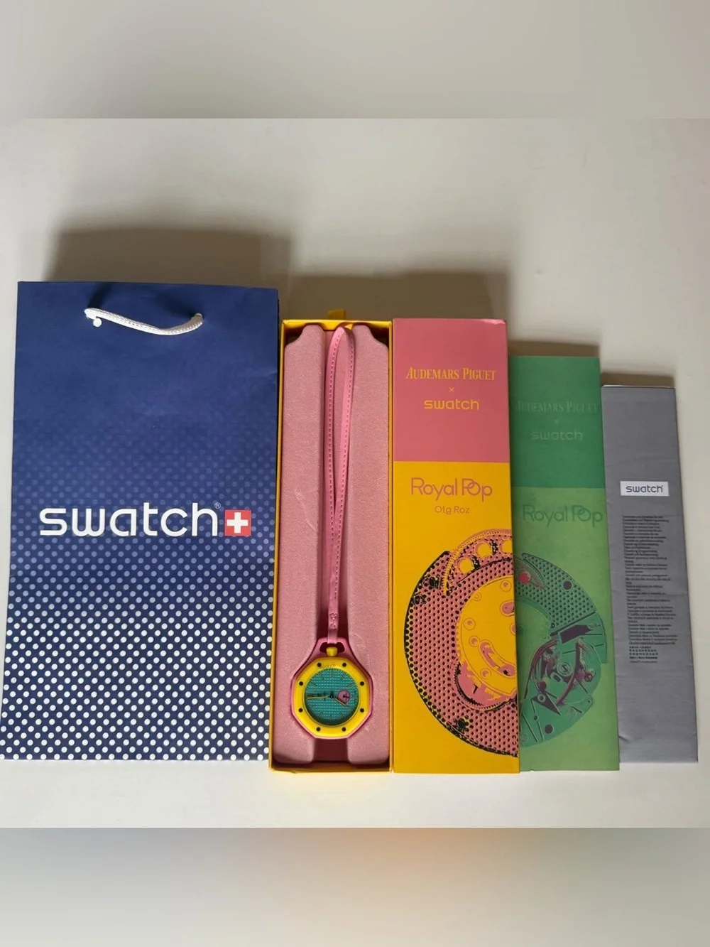 AP X Swatch pink